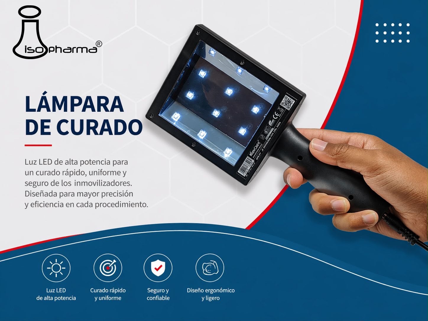 Lámpara LED Azul